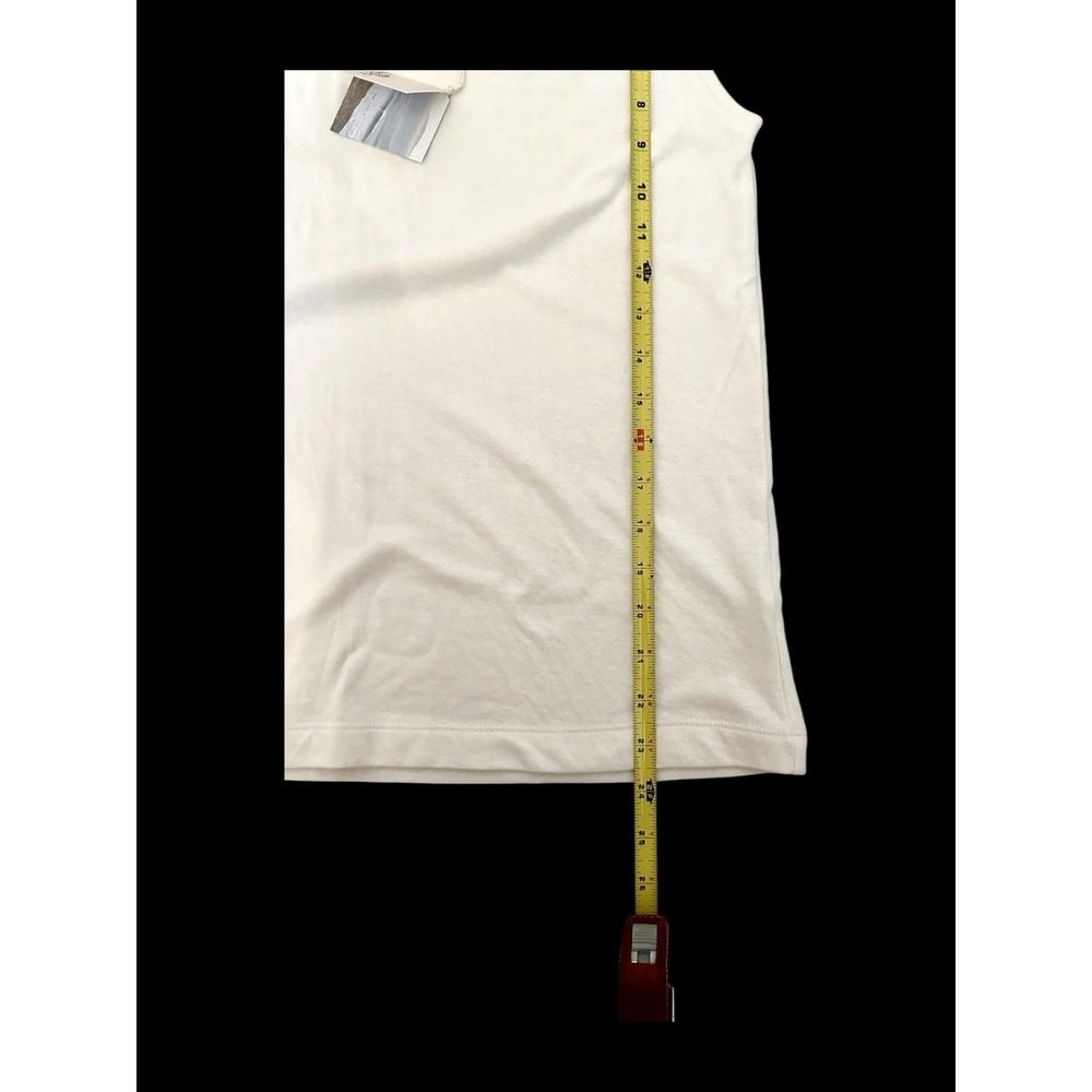 Faherty Cutoff Shirt Cloud Muscle Tshirt Sz Medium Cream - Picture 10 of 10